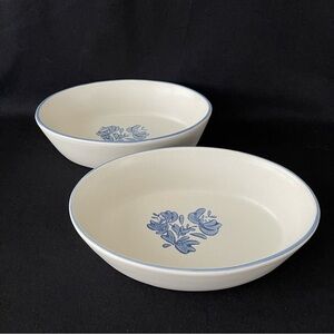2 Oval Bakers (smaller size) Yorktowne - Pfaltzgraff - Vintage